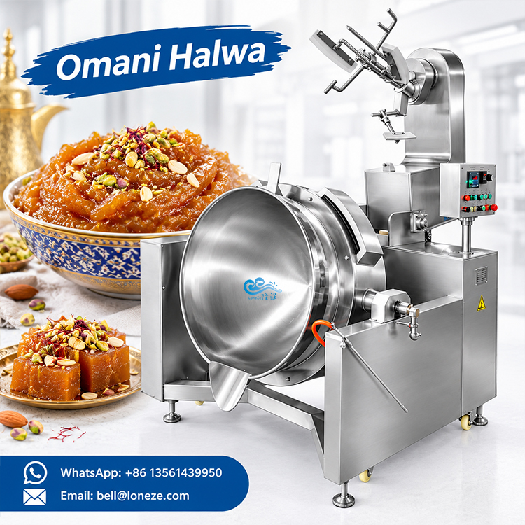 Omani Halwa making machine, planetary cooking mixer, Halwa stirring pot, industrial cooking mixer